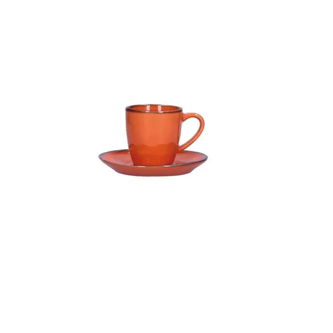 Zestaw 6 filiżanek Concerto 90ml do espresso ze spodkiem