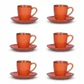 Set of 6 Concerto Espresso Cups with Saucers 90ml - 1