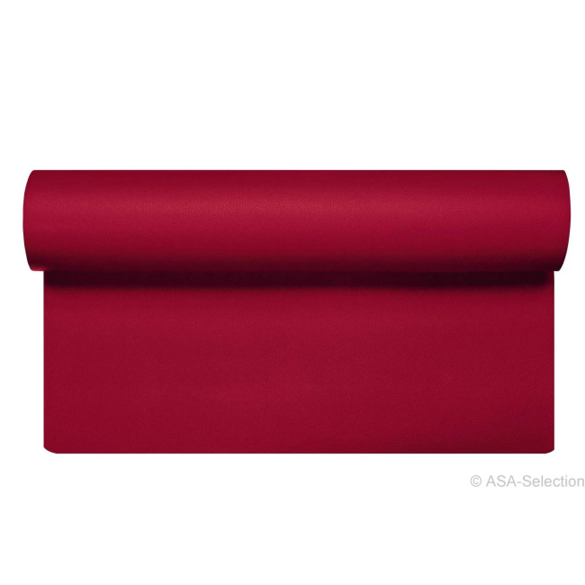 Leather Optic Table Runner 50x135cm Synthetic Leather Magnolia