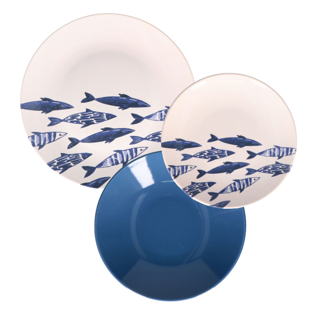 The Blue Ones Dinnerware Set for 6 People (18 Pieces)