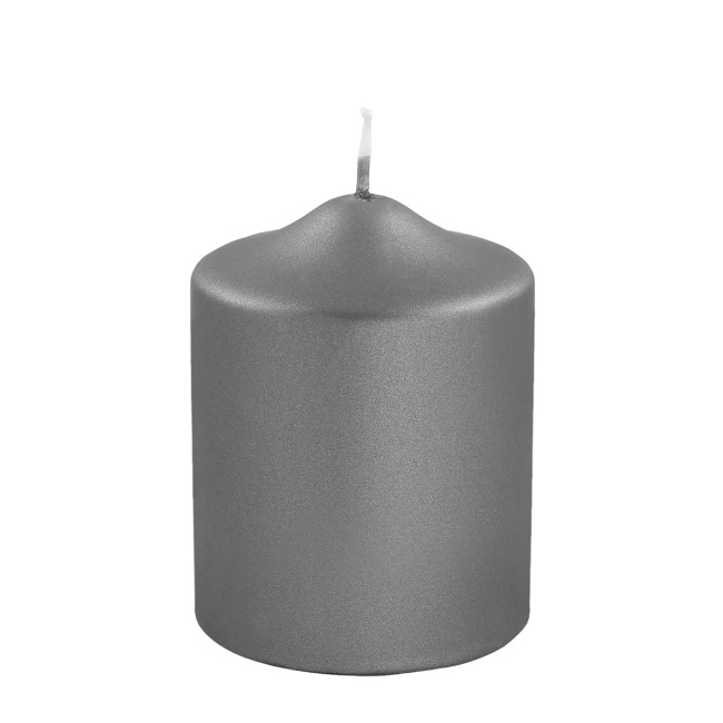 Silver Candle 10x8cm - 1