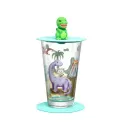 Bambini Glass Dino 300ml + Accessories - 1