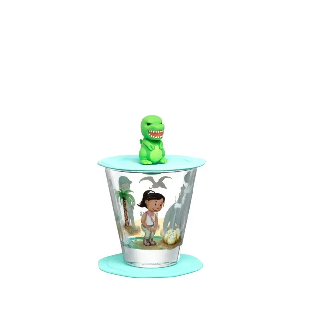 Szklanka Bambini 215ml dino + akcesoria