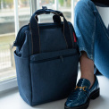 Allrounder R 12l Herringbone Dark Blue Backpack - 4