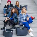 Carrybag 22l Herringbone Dark Blue Basket - 8