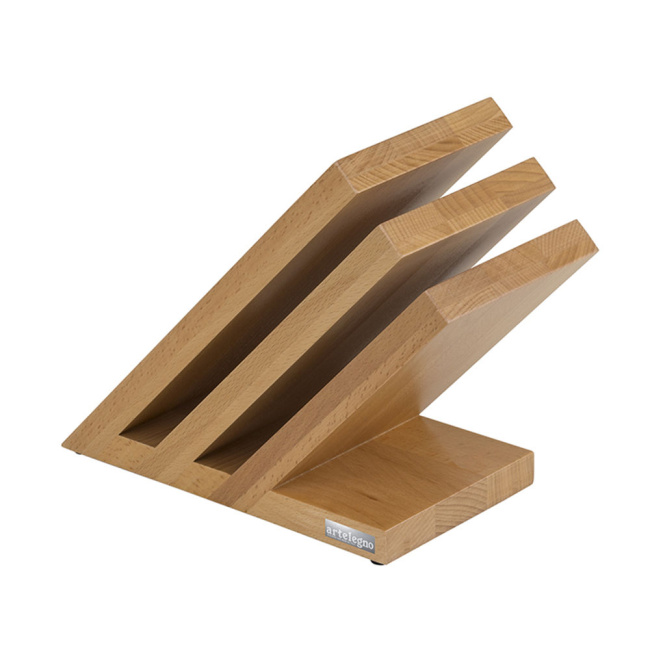 Blok magnetyczny Venezia z drewna bukowego na 6 elementów - 1