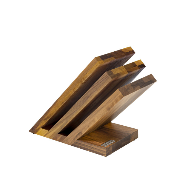 Blok magnetyczny Venezia z drewna orzechowego na 6 elementów