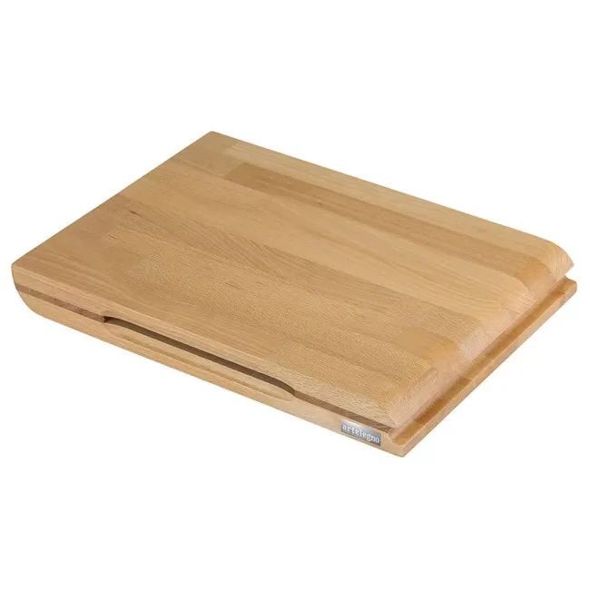 Deska do krojenia Torino dwustronna z drewna bukowego 40x30cm