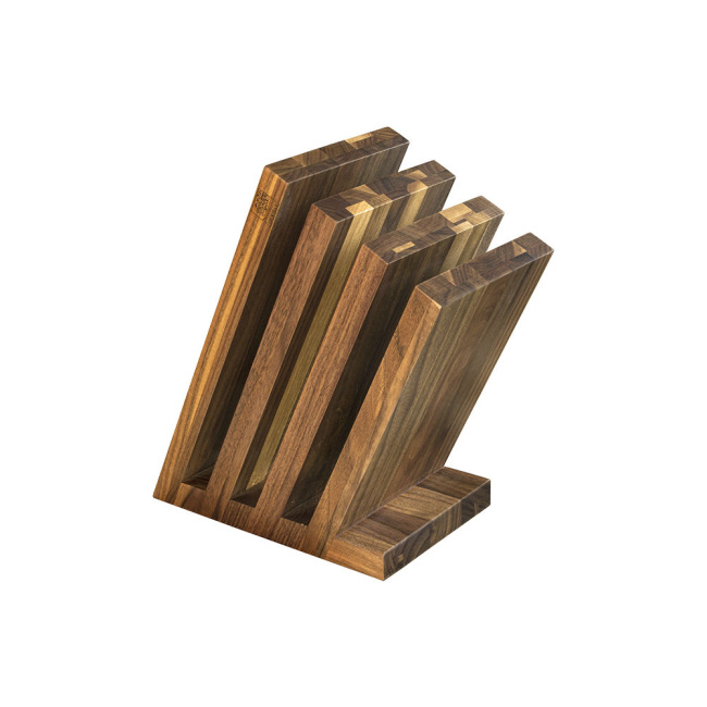 Blok magnetyczny Venezia z drewna orzechowego na 9 elementów