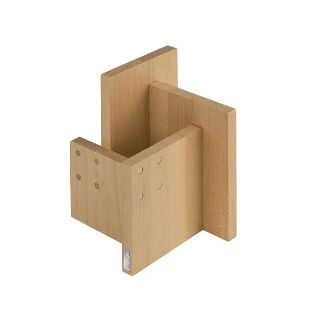 Magnetyczny stojak na noże z pojemnikiem