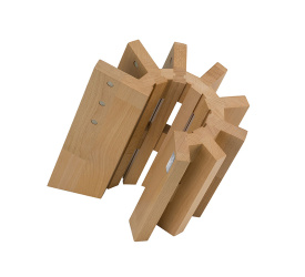 Magnetyczny stojak na noże Pisa z drewna bukowego