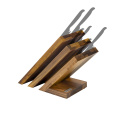 Blok magnetyczny Venezia z drewna orzechowego na 6 noży - 2