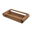 Taca Vasd dwustronna z drewna orzechowego 21x43cm - 1