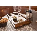 Taca Vasd dwustronna z drewna orzechowego 15x37cm - 2
