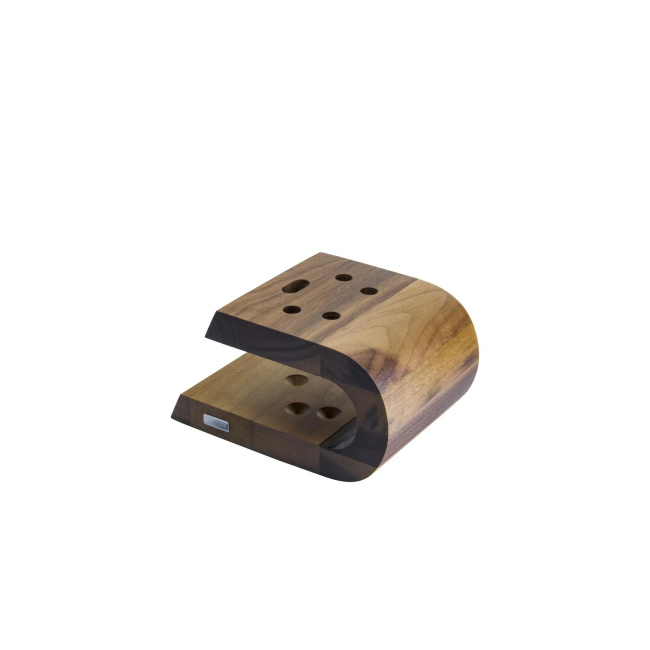 Beauty Organizer for Manicure Tools in Walnut Wood