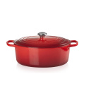 Cast Iron Roasting Pan 33cm 7.5l Cherry - 1