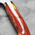 Nóż Red Turquoise R2 18cm Santoku limitowany - 3