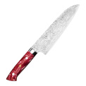 Red Turquoise R2 18cm Santoku Knife - 1