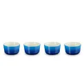 Komplet 4 foremek do zapiekania 100ml azure