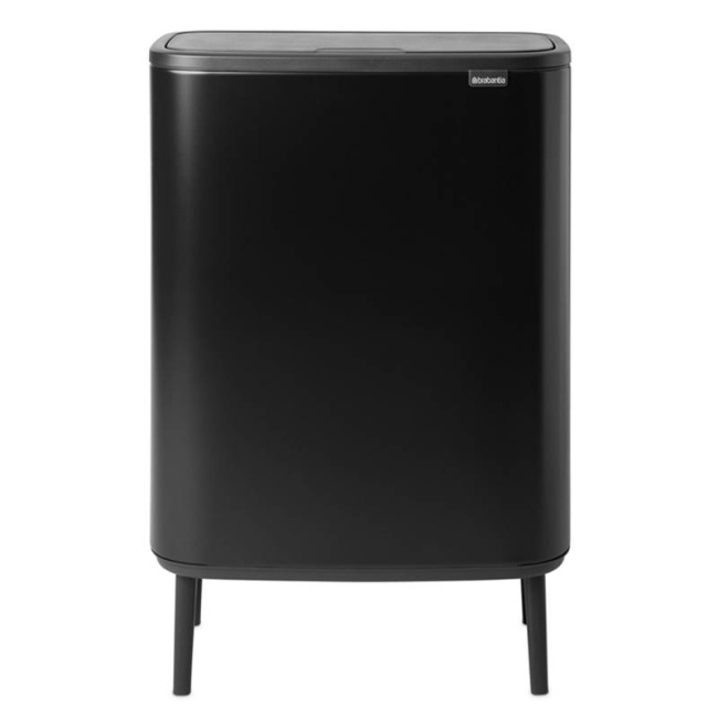Kosz Bo Hi Touch 2x30l czarny - USZKODZONY - 1