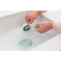 Dish Brush with Suction Cup in Jade Green - 3