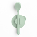 Dish Brush with Suction Cup in Jade Green