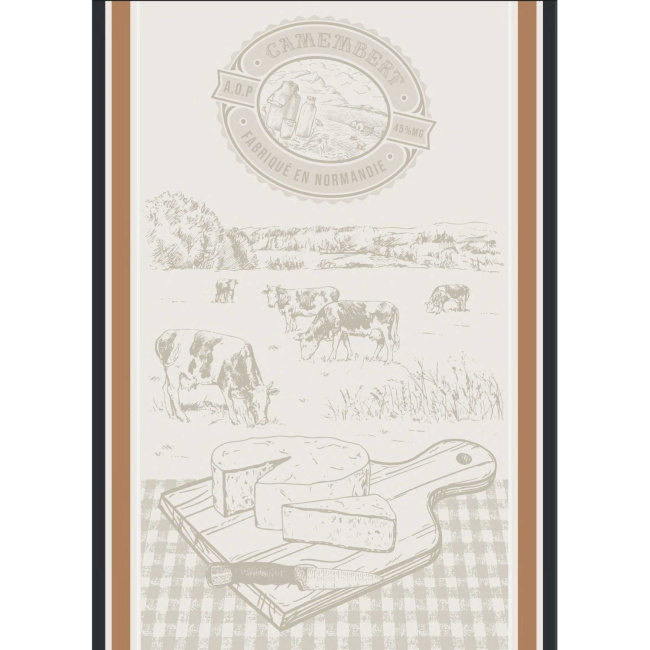 Camembert Natural Kitchen Towel 50x70cm - 1