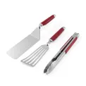 3-Piece Grill Tools Set in Empire Red - 2