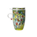 Birds on a Love Wire 450ml Tea Mug with Infuser - 4