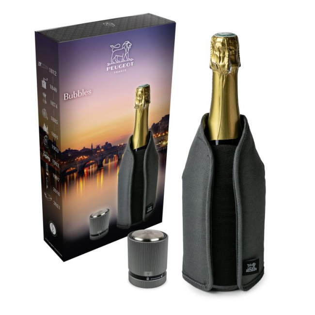Rękaw chłodzący Bubbles + korek do szampana Limited Edition
