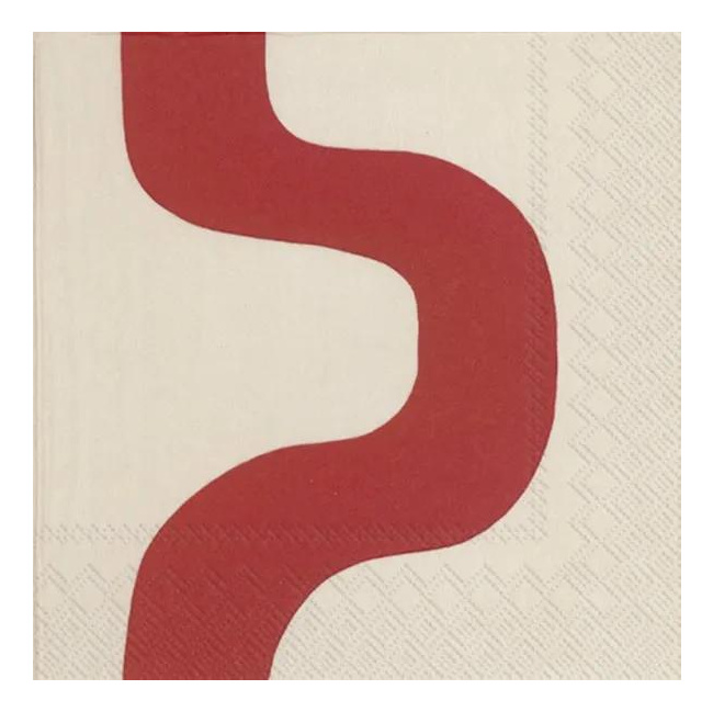 Seireeni Red 33x33cm Napkins (20 pieces)