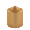 Candle 10x8cm 50h Gold - 1