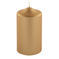 Candle 15x8cm 80h Gold