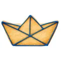 Paper Boat Cookie Cutter 7.5cm - 3