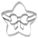Star with Ribbon Cookie Cutter 6.5cm - 1