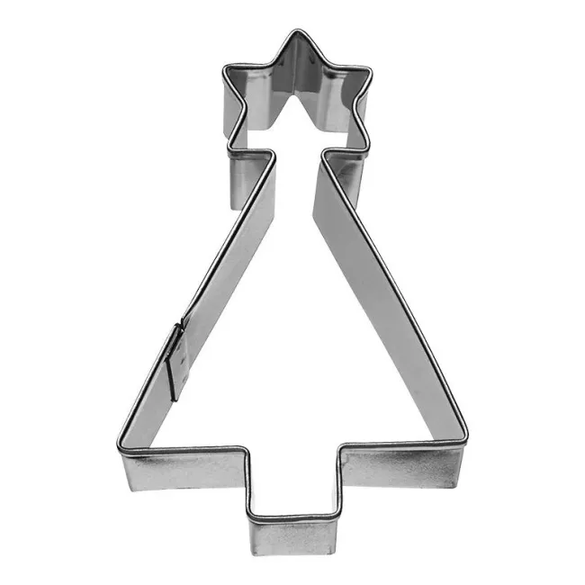 Christmas Tree with Star Cookie Cutter 7.5cm