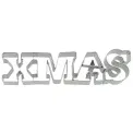 Wykrawacz napis xmas 14cm - 1