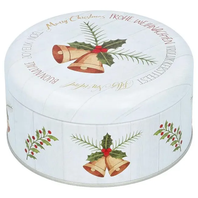 Puszka dekoracyjna 12x6cm wesołych świąt S
