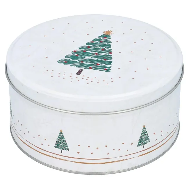 Puszka dekoracyjna 16,5x8cm scandi christmas