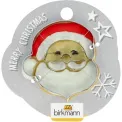 Santa Claus Head Cutter 6.5cm with Wishing Space - 4