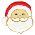 Santa Claus Head Cutter 6.5cm with Wishing Space - 3