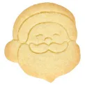 Santa Claus Head Cutter 6.5cm with Wishing Space - 2
