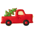 Car with Christmas Tree Cutter 7cm with Wishing Space - 4