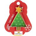 Christmas Tree Cutter 7.5cm with Wishing Space - 1