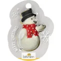 Wykrawacz bałwan 8cm z miejscem na życzena - 3