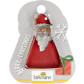 Santa Claus Cutter 7.5cm with Wishing Space - 1