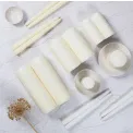 Unscented Ivory Candle 5x8cm - 3