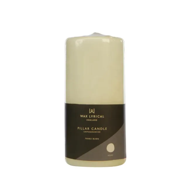 Unscented Ivory Candle 7x15cm - 1