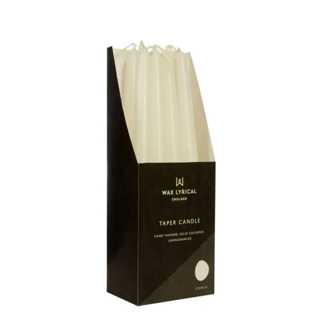 Świeca stożek 25cm Chalk bezzapachowa - 1 sztuka