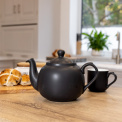 London Pottery Teapot with Infuser 500ml Matte Black  - 2